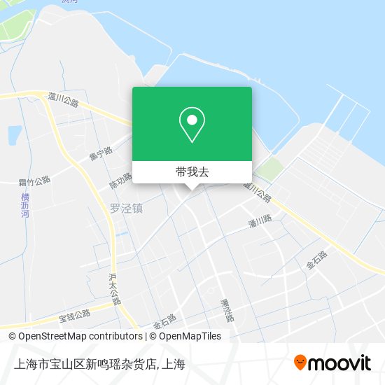 上海市宝山区新鸣瑶杂货店地图