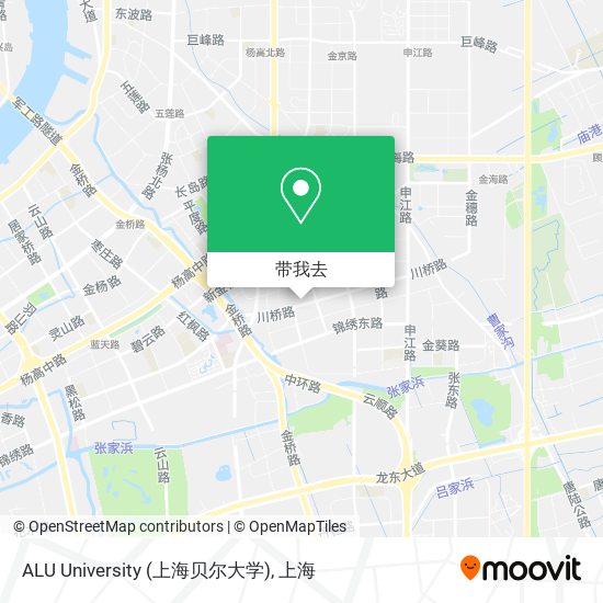 ALU University (上海贝尔大学)地图