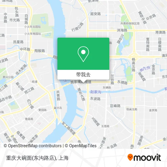 重庆大碗面(东沟路店)地图