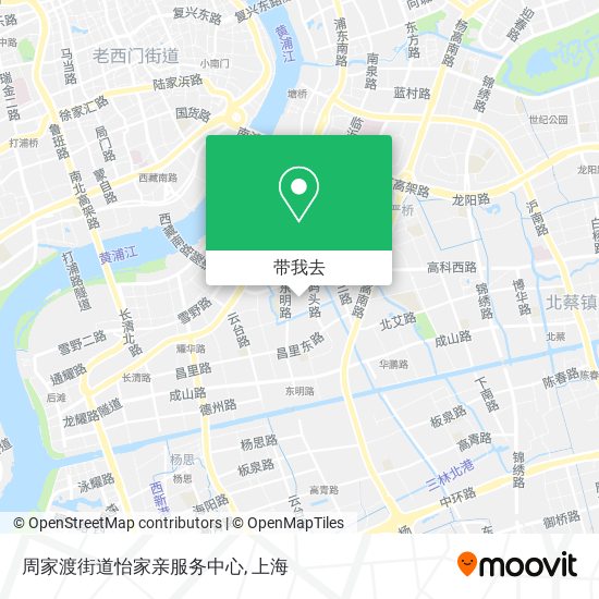 周家渡街道怡家亲服务中心地图