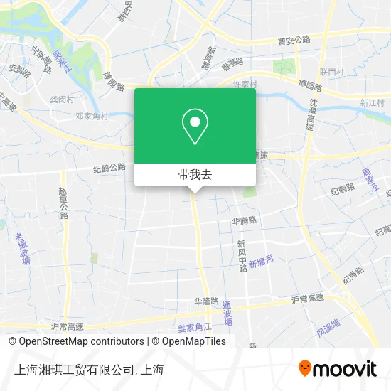上海湘琪工贸有限公司地图