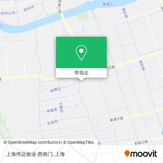 上海伟达旅业-西南门地图