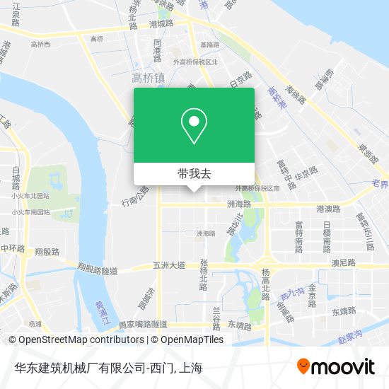 华东建筑机械厂有限公司-西门地图