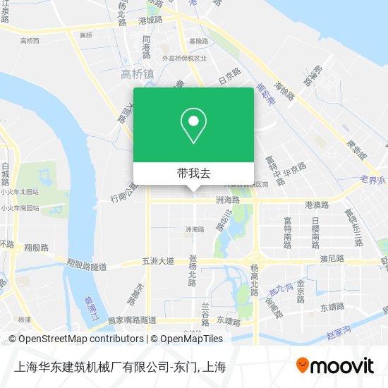 上海华东建筑机械厂有限公司-东门地图