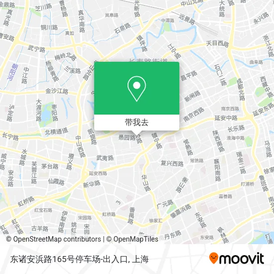 东诸安浜路165号停车场-出入口地图