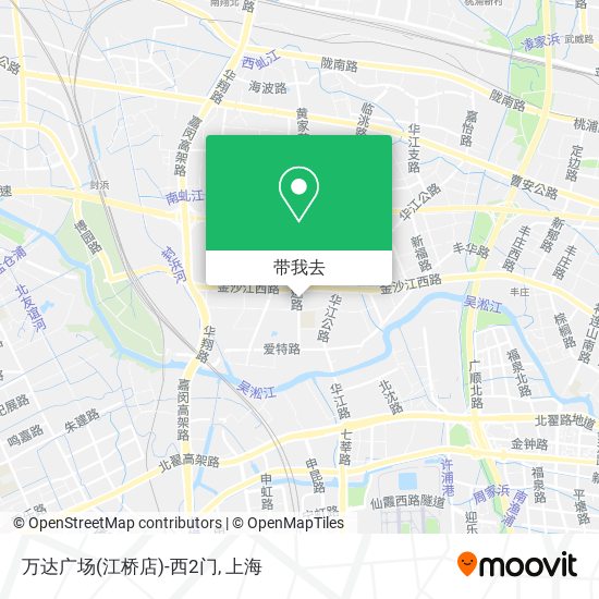 万达广场(江桥店)-西2门地图