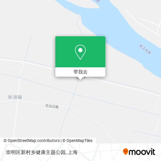 崇明区新村乡健康主题公园地图