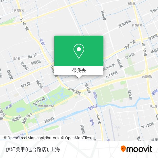 伊轩美甲(电台路店)地图