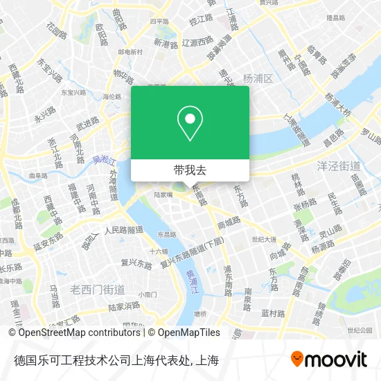 德国乐可工程技术公司上海代表处地图