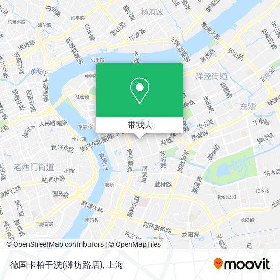 德国卡柏干洗(潍坊路店)地图