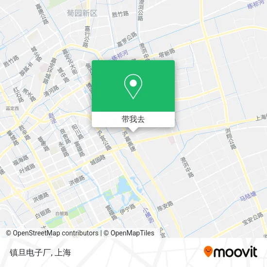 镇旦电子厂地图