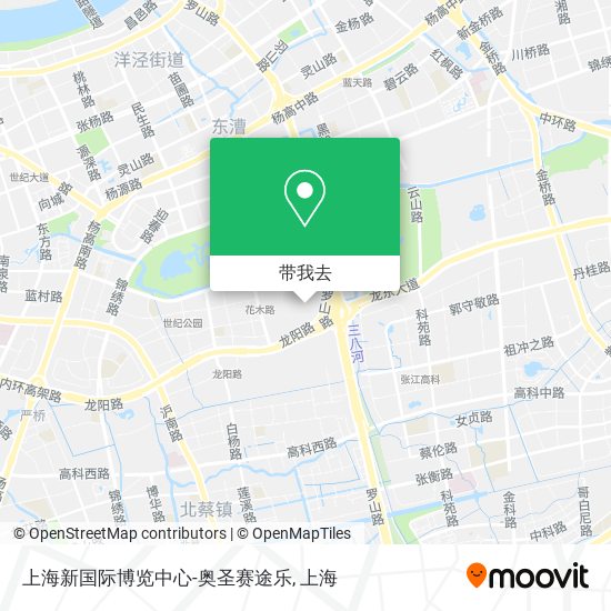 上海新国际博览中心-奥圣赛途乐地图