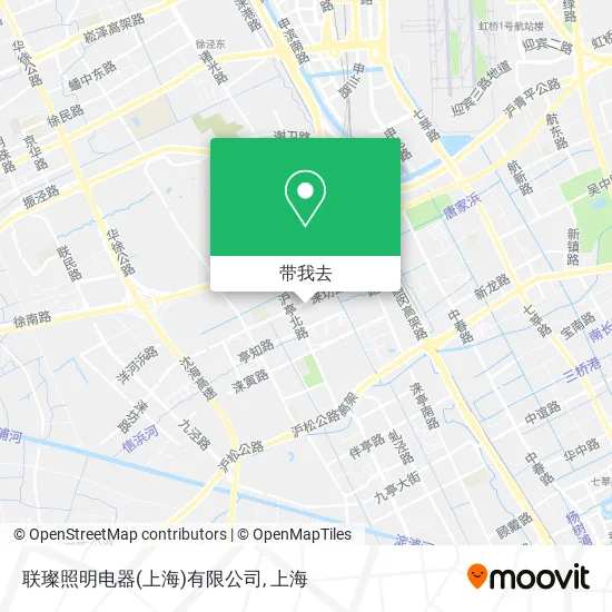 联璨照明电器(上海)有限公司地图