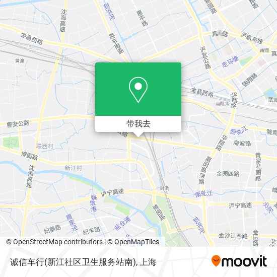 诚信车行(新江社区卫生服务站南)地图