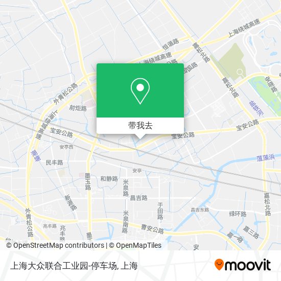 上海大众联合工业园-停车场地图