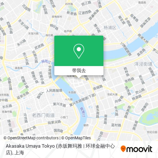Akasaka Umaya Tokyo (赤坂舞玛雅 | 环球金融中心店)地图