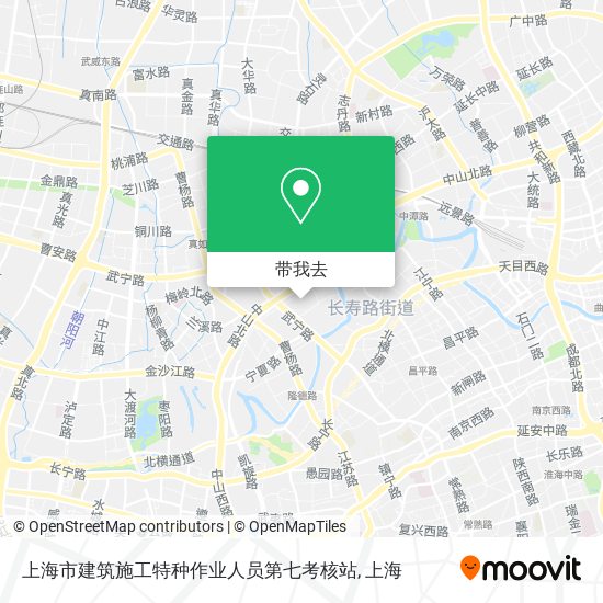 上海市建筑施工特种作业人员第七考核站地图