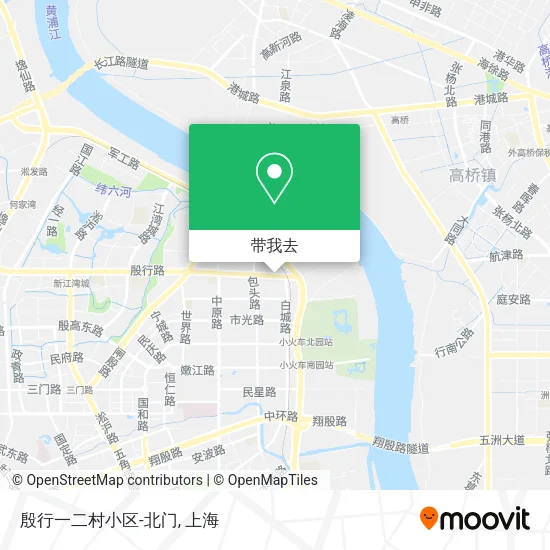 殷行一二村小区-北门地图