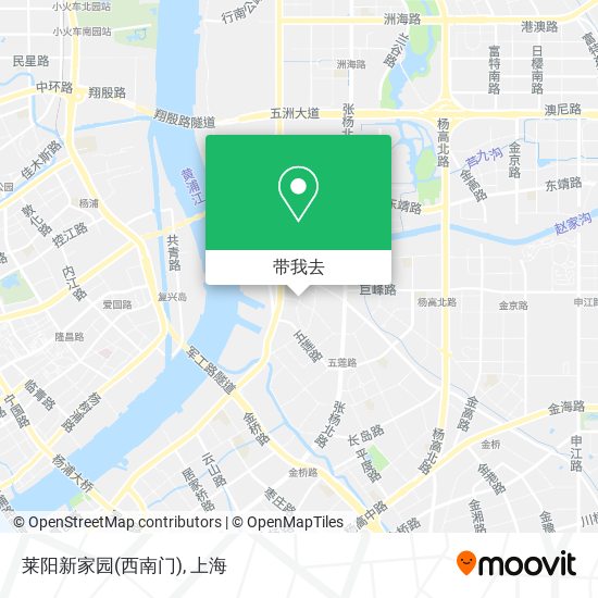 莱阳新家园(西南门)地图