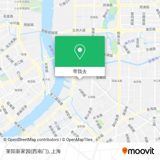 莱阳新家园(西南门)地图