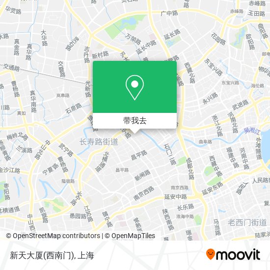 新天大厦(西南门)地图