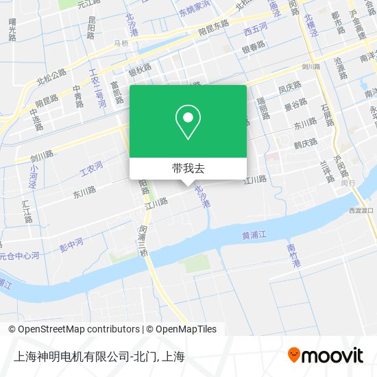 上海神明电机有限公司-北门地图