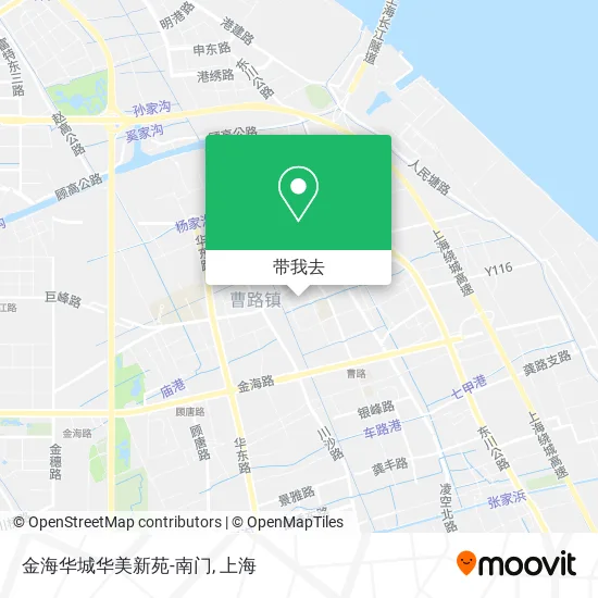 金海华城华美新苑-南门地图