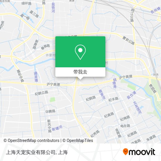 上海天宠实业有限公司地图