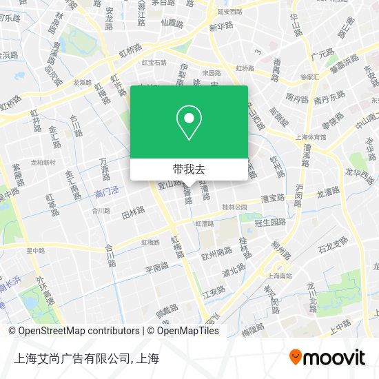 上海艾尚广告有限公司地图