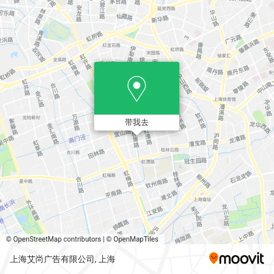 上海艾尚广告有限公司地图