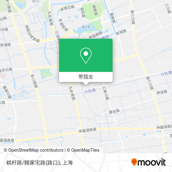 棋杆路/顾家宅路(路口)地图