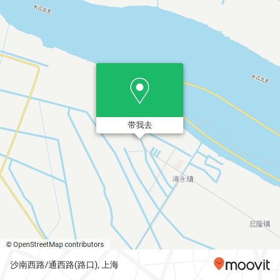 沙南西路/通西路(路口)地图