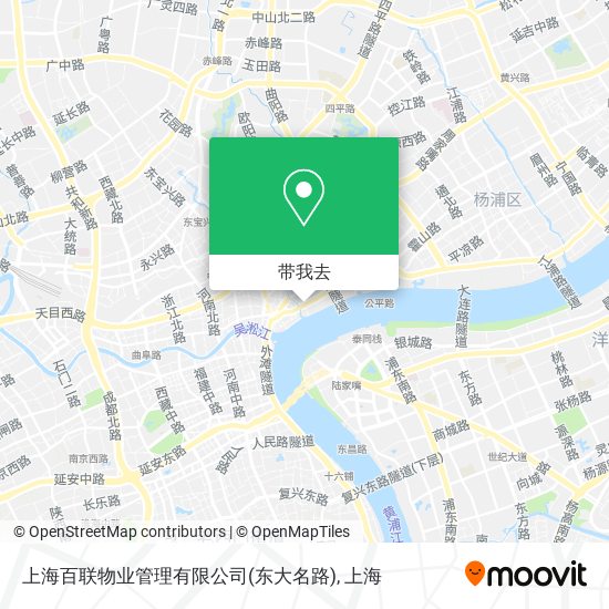 上海百联物业管理有限公司(东大名路)地图