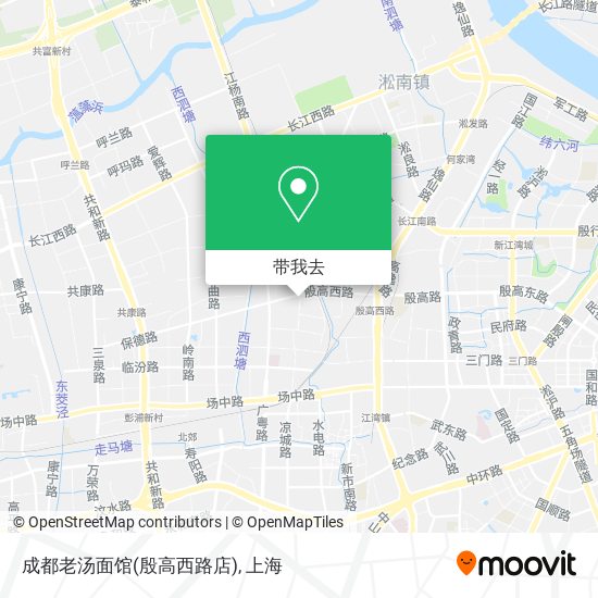 成都老汤面馆(殷高西路店)地图