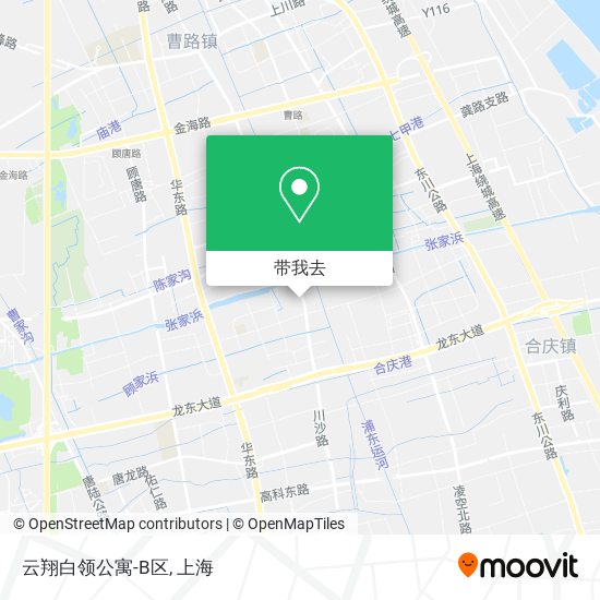 云翔白领公寓-B区地图