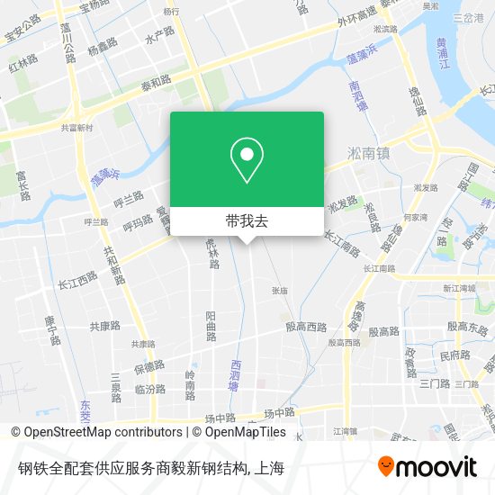 钢铁全配套供应服务商毅新钢结构地图
