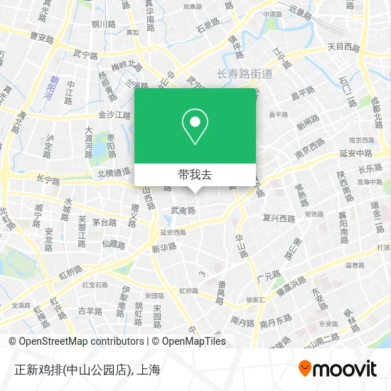 正新鸡排(中山公园店)地图