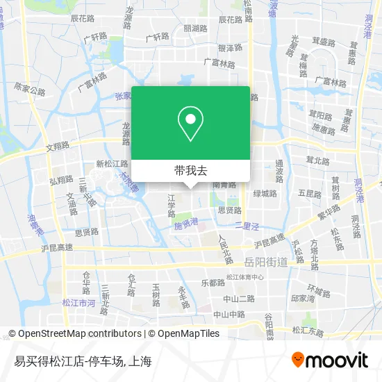 易买得松江店-停车场地图