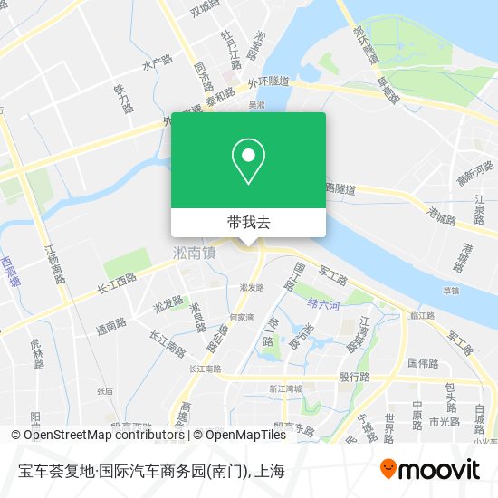 宝车荟复地·国际汽车商务园(南门)地图