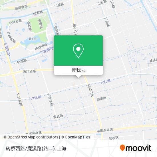 砖桥西路/鹿溪路(路口)地图