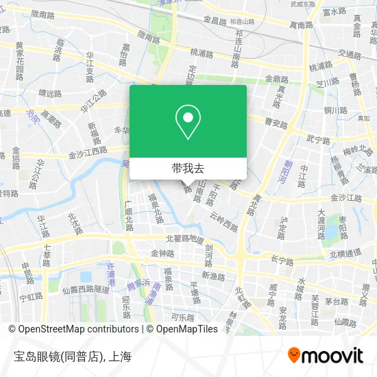 宝岛眼镜(同普店)地图