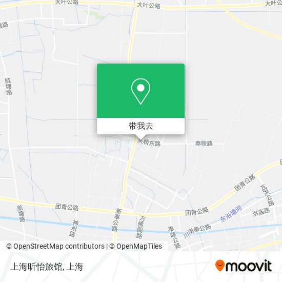 上海昕怡旅馆地图