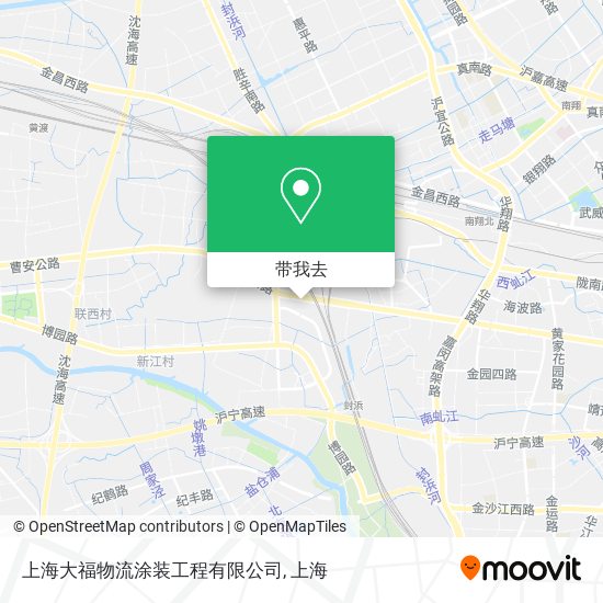 上海大福物流涂装工程有限公司地图