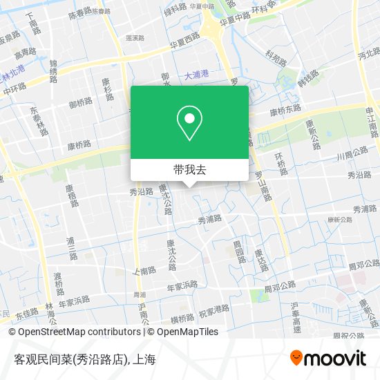 客观民间菜(秀沿路店)地图