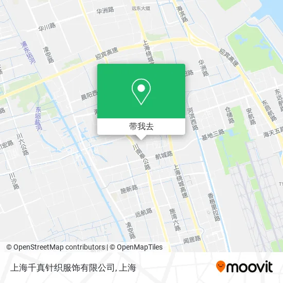 上海千真针织服饰有限公司地图