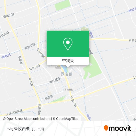 上岛法牧西餐厅地图
