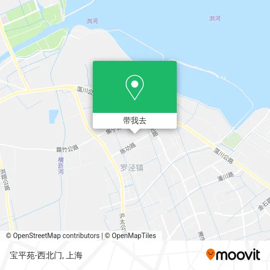 宝平苑-西北门地图