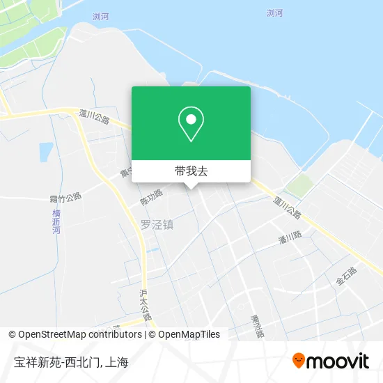 宝祥新苑-西北门地图