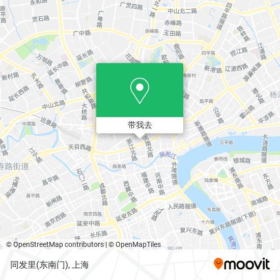 同发里(东南门)地图