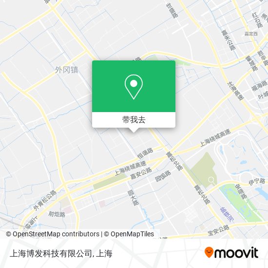 上海博发科技有限公司地图